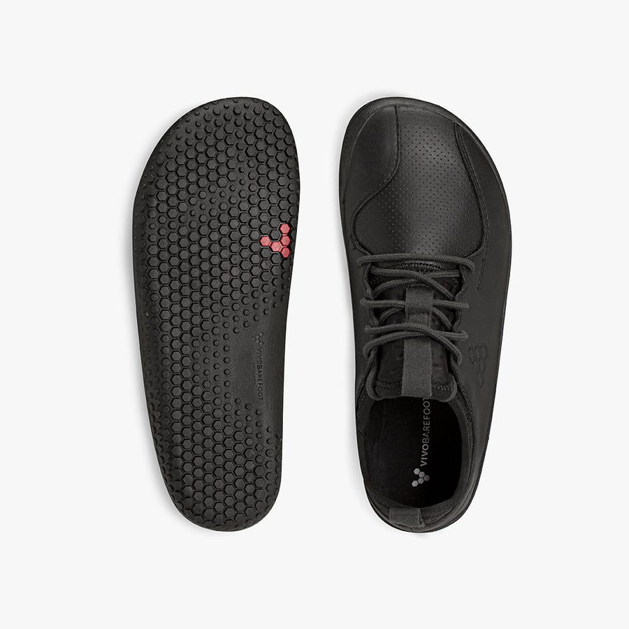 Black Kids' Vivobarefoot Primus School II Juniors Casual Shoes | Philippines 0236WNBY